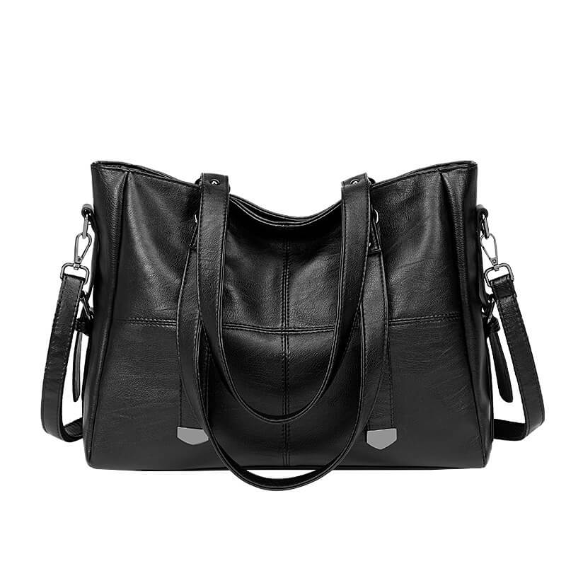 Genuine Leather Large Tote Handbag - Image 5