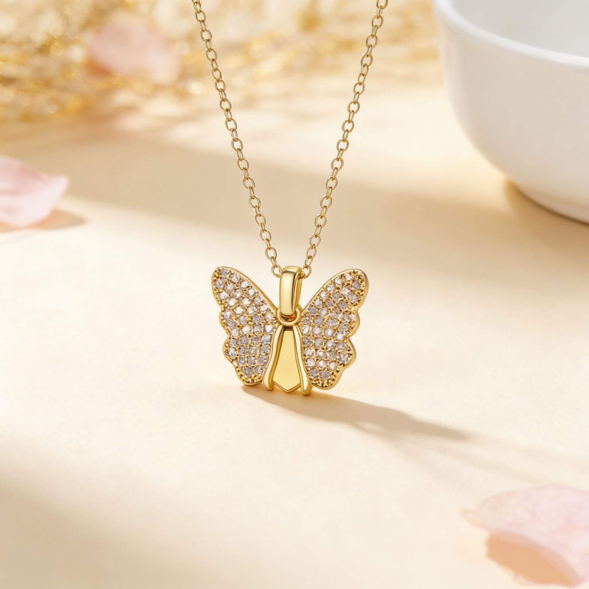 Butterfly Pendant Necklace