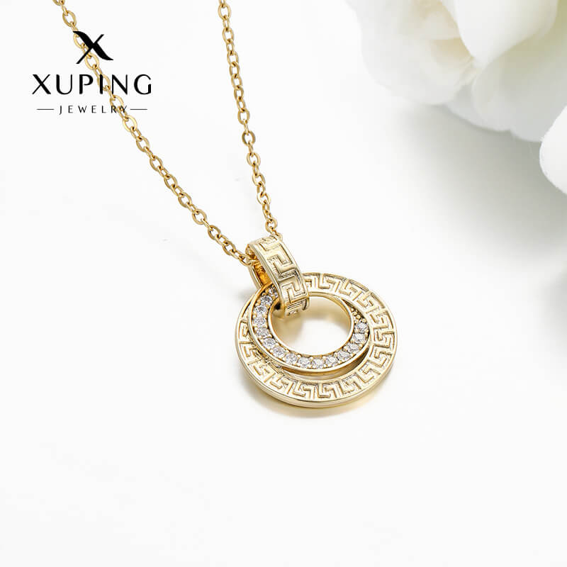Geometric Bar Pendant Necklace
