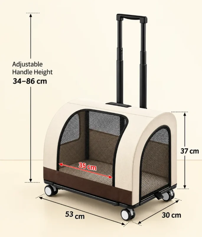Cream-Pet-Carrier-with-Measurements-8