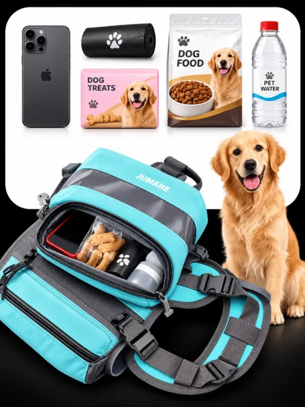 JUMAHE-Dog-Backpack-Essentials-Display-4
