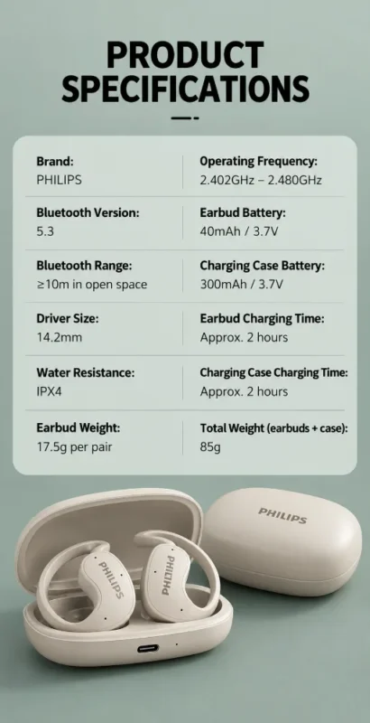 Philips-Open-Ear-Earbuds-Specifications-6
