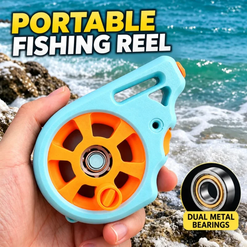 Portable-Fishing-Reel-by-the-Sea