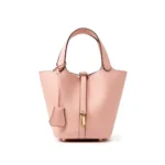 Women's large-capacity genuine leather bucket bag