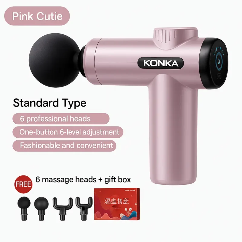 Konka rechargeable mini massage gun for muscle relaxation