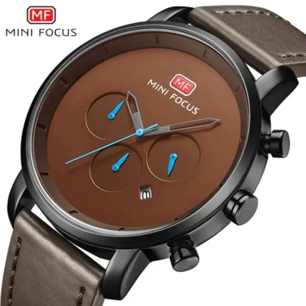 MINIFOCUS 0102 men's multifunction calendar watch