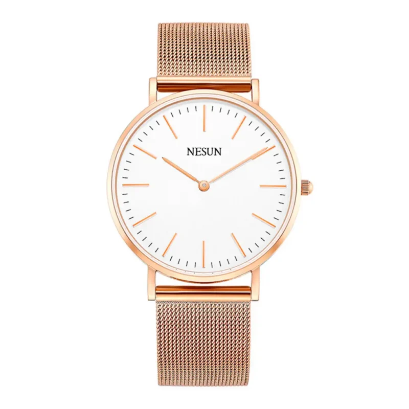 NESUN 8801 ultra-thin quartz watch for men and women