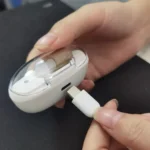 Rechargeable in-ear ear-hook hearing amplifier