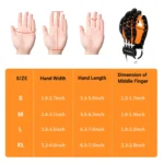 Plug-in hand rehabilitation robotic massage glove
