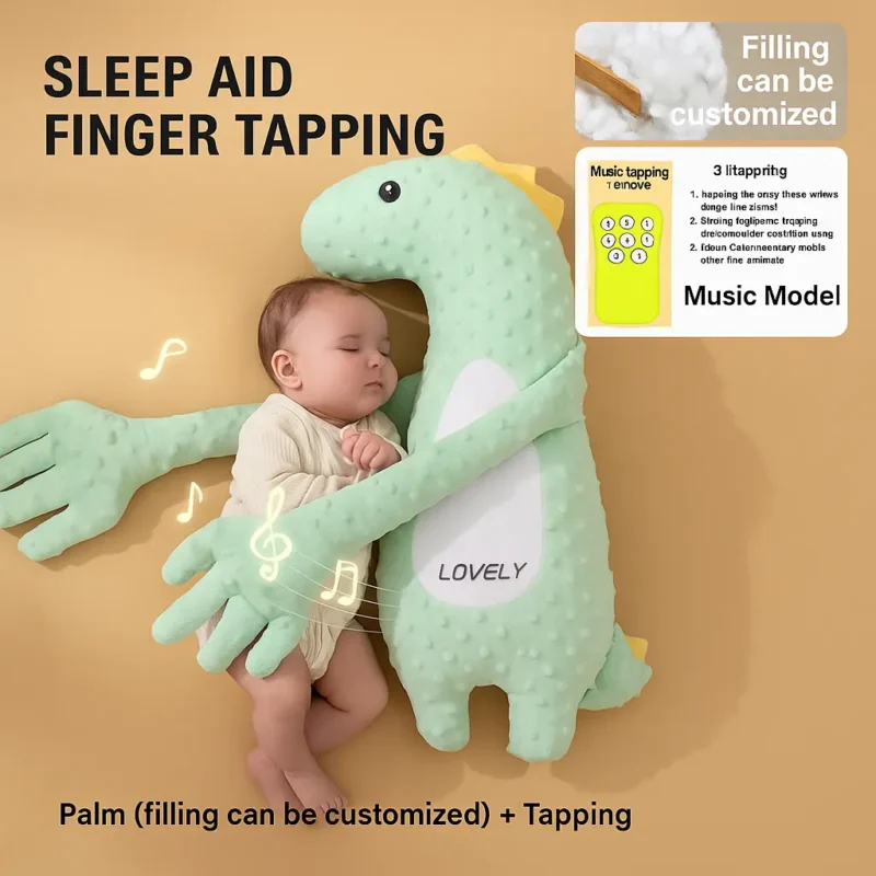 CPCCE baby soothing patting doll pillow