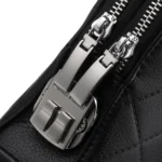 Men's genuine leather combination lock laptop briefcase