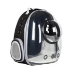 Breathable cat carrier backpack with transparent viewing window
