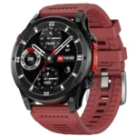 Rugged waterproof GPS smartwatch for outdoor sports