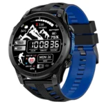 Rugged waterproof GPS smartwatch for outdoor sports