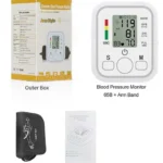 Automatic electric blood pressure monitor with large touchscreen