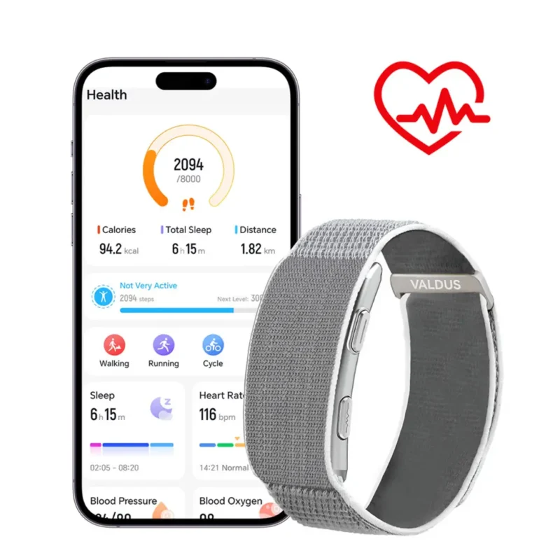 VITRO screenless ECG smartwatch with health monitoring