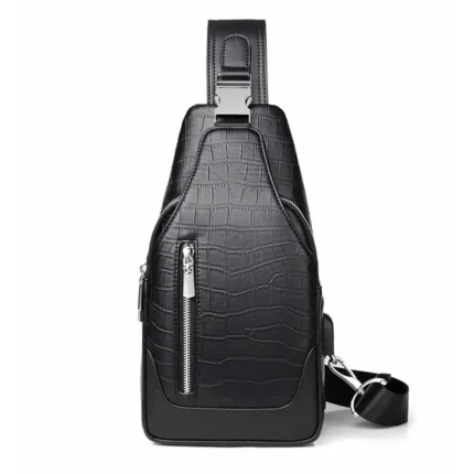ChuongKaiye men's genuine leather chest crossbody bag