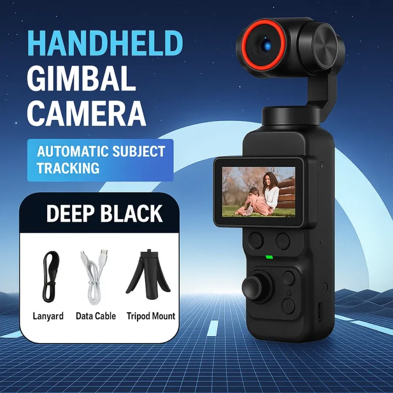 LK036 handheld gimbal camera with automatic face tracking