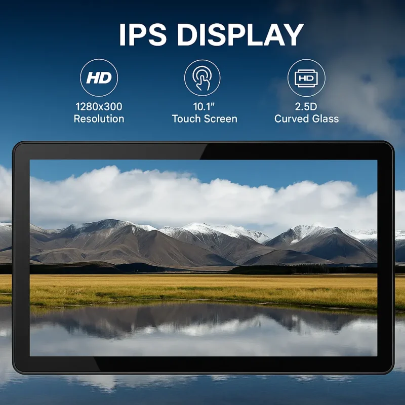 10.1-inch Android 13 tablet with IPS HD display