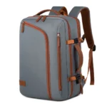 Expandable laptop backpack with USB port