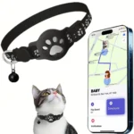 Waterproof cat locator collar with Apple Find My tracker