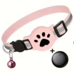 Waterproof cat locator collar with Apple Find My tracker