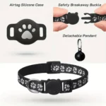 Waterproof cat locator collar with Apple Find My tracker