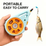 Portable rodless pocket-sized mini fishing tool