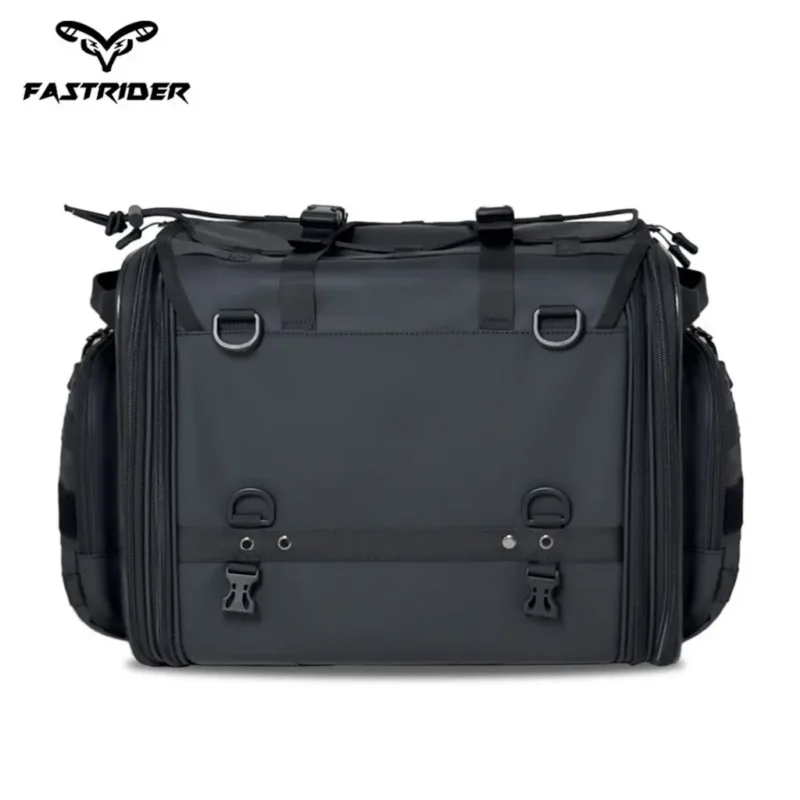 Large-capacity waterproof motorcycle rear helmet bag