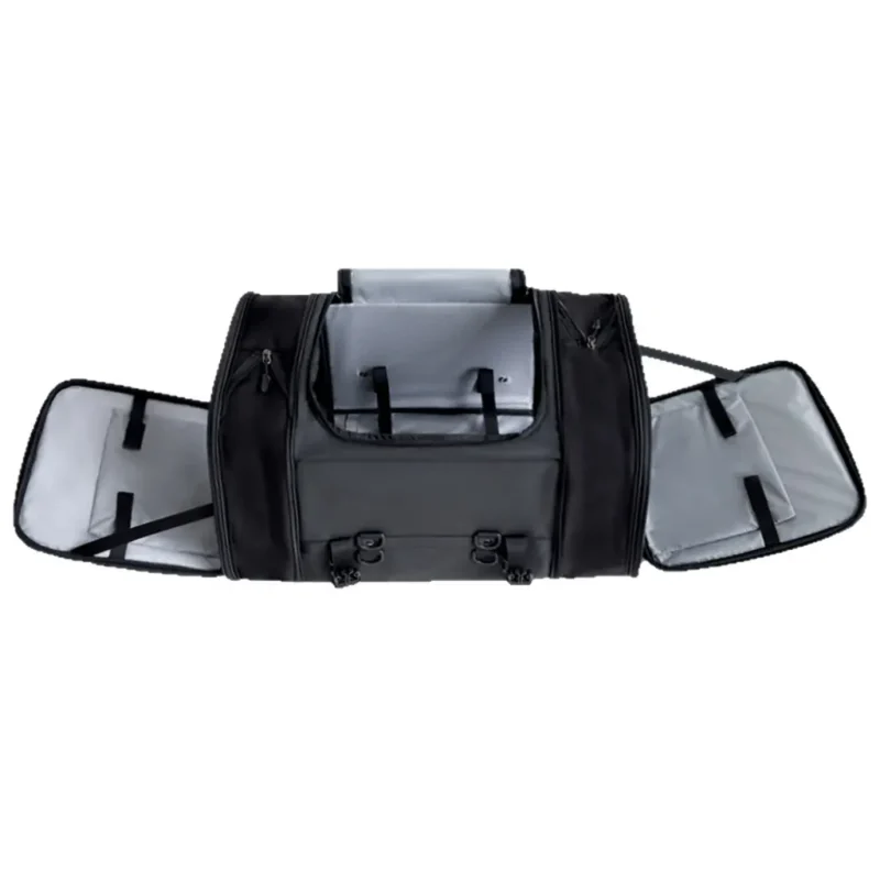 Large-capacity waterproof motorcycle rear helmet bag