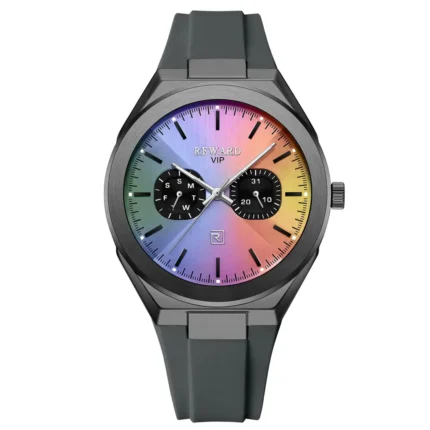 Reward multifunctional men's business watch with silicone strap