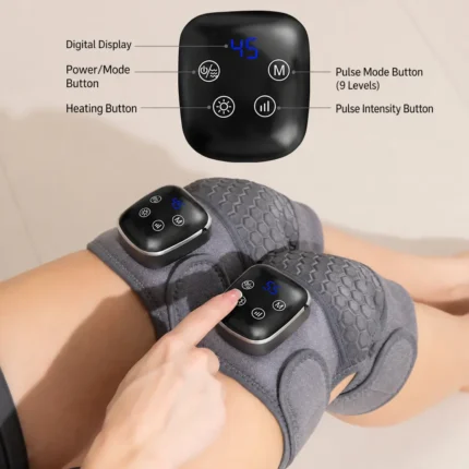 Electric heating knee pad with massage function
