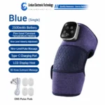 Electric heating knee pad with massage function