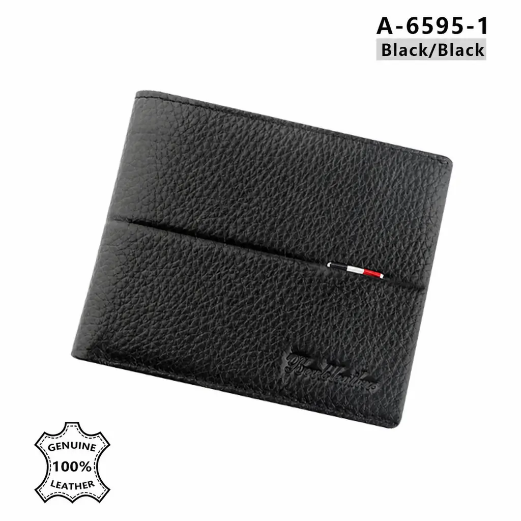 nour-424-image-0 Men's short top-grain cowhide wallet