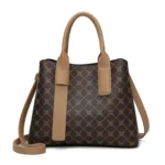 Retro monogram handbag and crossbody bag
