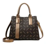 Retro monogram handbag and crossbody bag