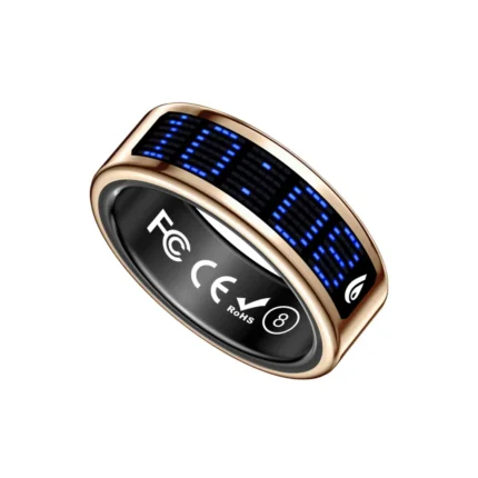 SR16 smart ring with caller ID, heart rate and blood oxygen functions