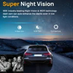 1080P car DVR camera with night vision