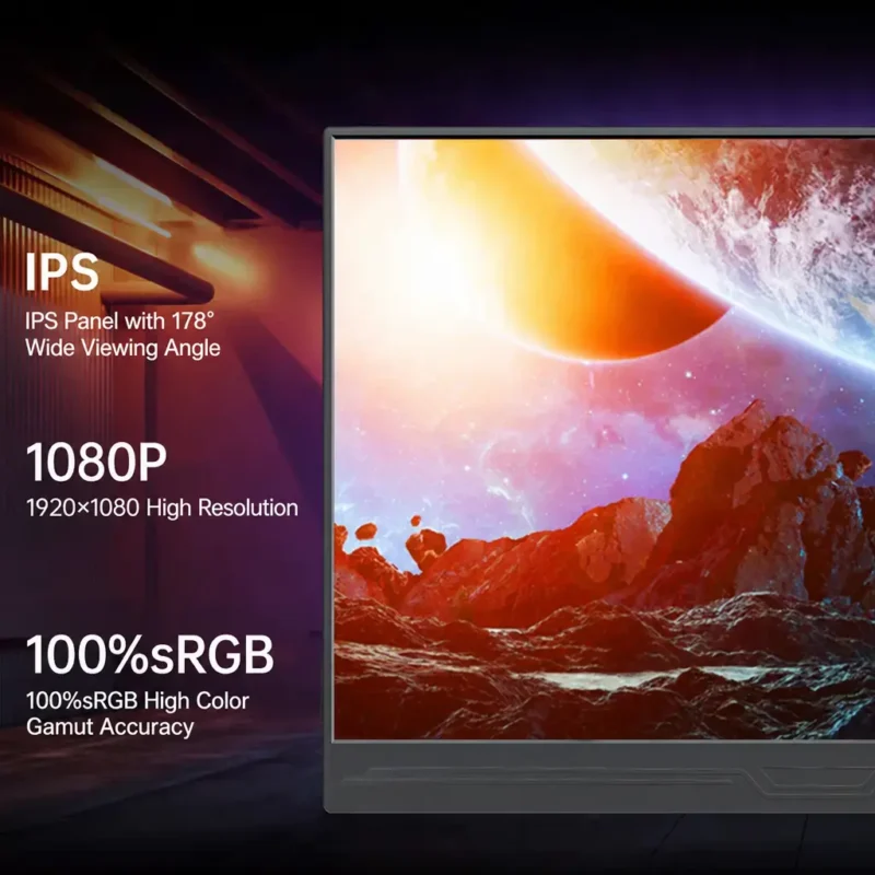 15.6-inch 1080P portable gaming monitor