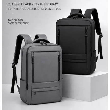 Expandable large capacity backpack for men and women